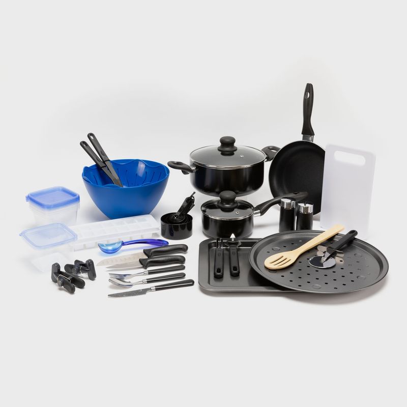 ALL U NEED - Batería De Cocina Antiadherente Aluminio 59 Piezas All U Need