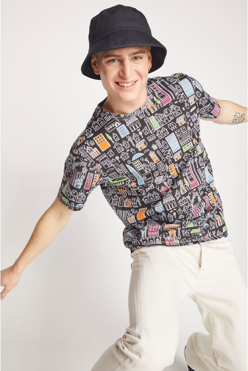 BEARCLIFF - Bearcliff Polera Manga Corta Algodón Hombre