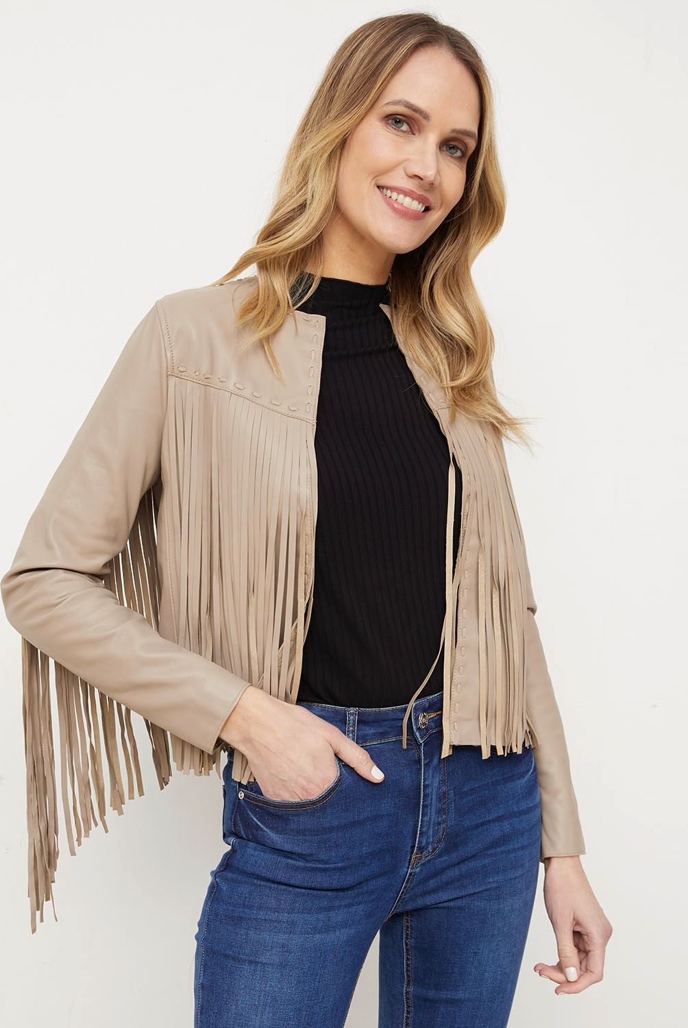 APOLOGY - Chaqueta de Cuero Mujer