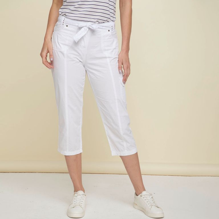 NEWPORT Newport Pantalón Capri Tiro Alto Mujer