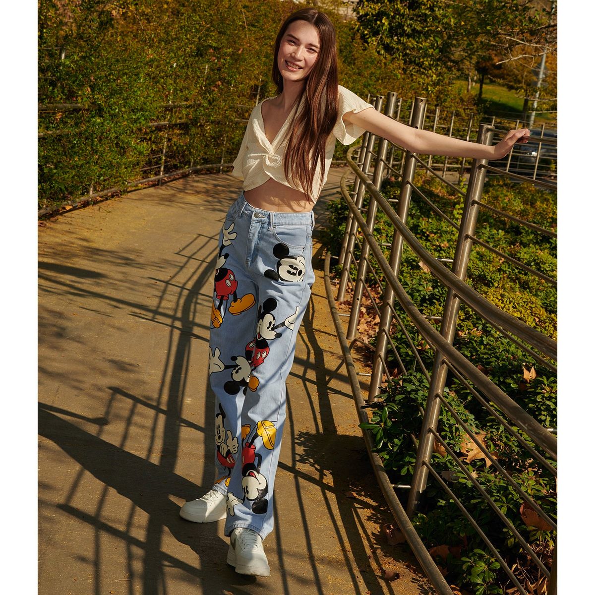 SYBILLA - Sybilla Jeans Wide Leg Tiro Medio Mujer