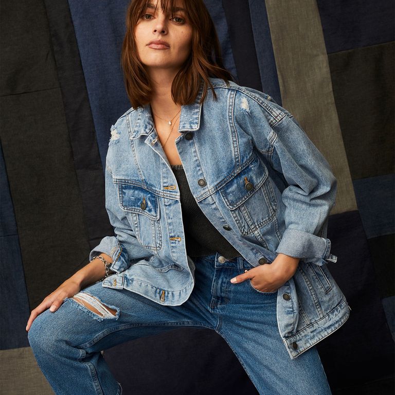 AMERICANINO Chaqueta De Jeans Mujer Americanino