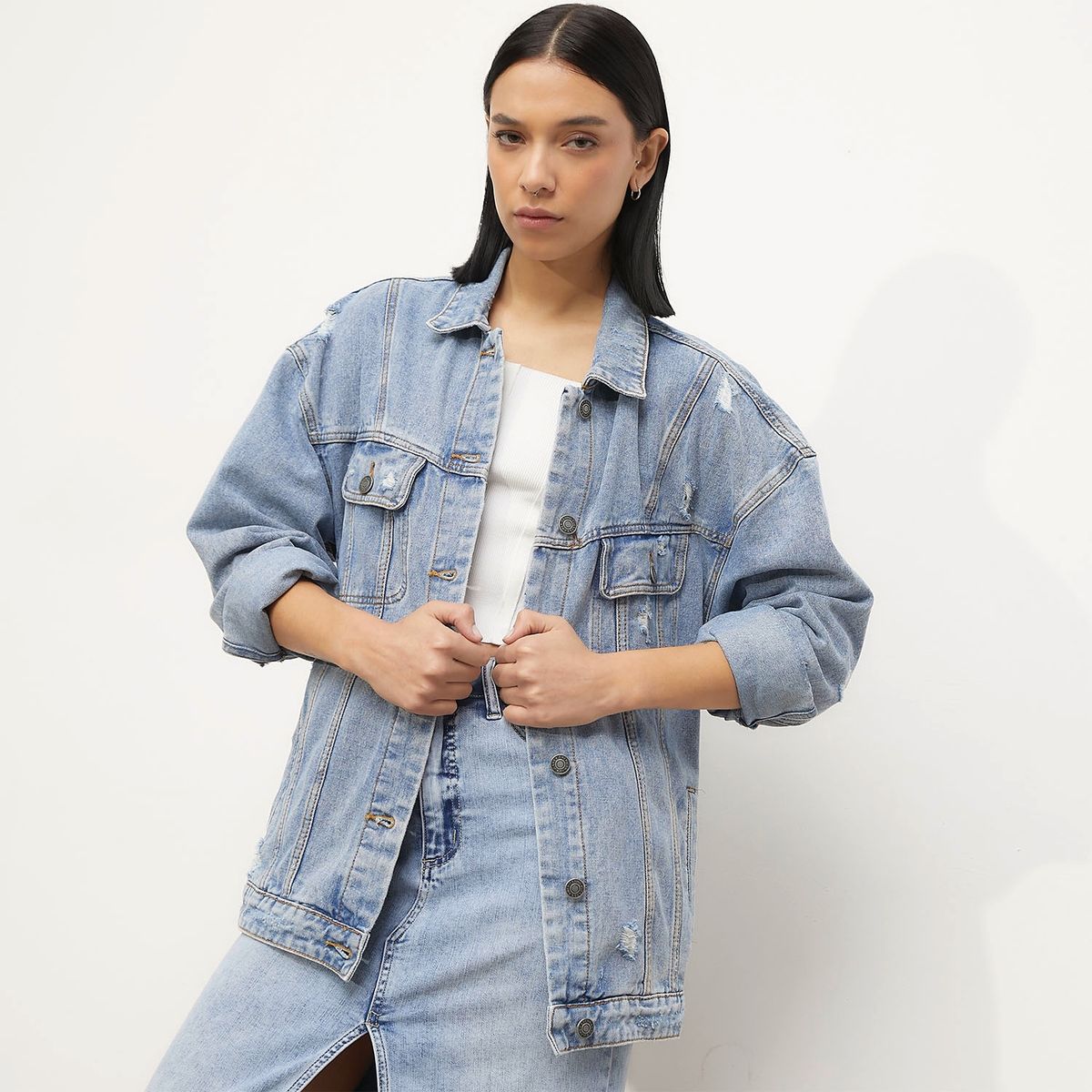 AMERICANINO - Chaqueta De Jeans Mujer Americanino