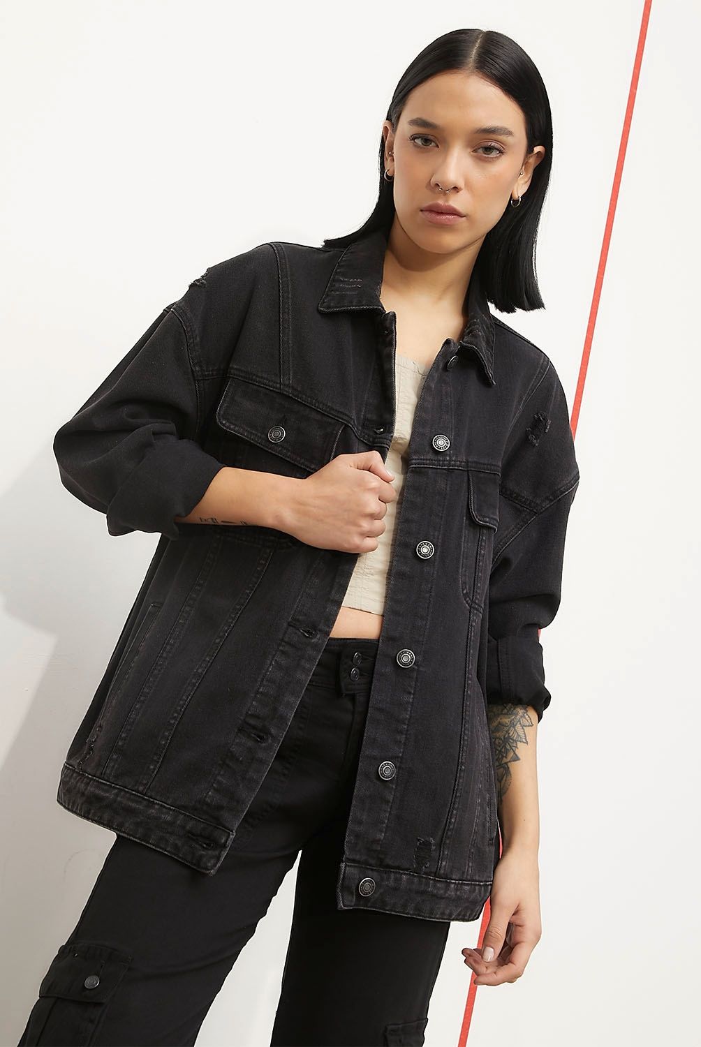 AMERICANINO - Chaqueta De Jeans Mujer Americanino
