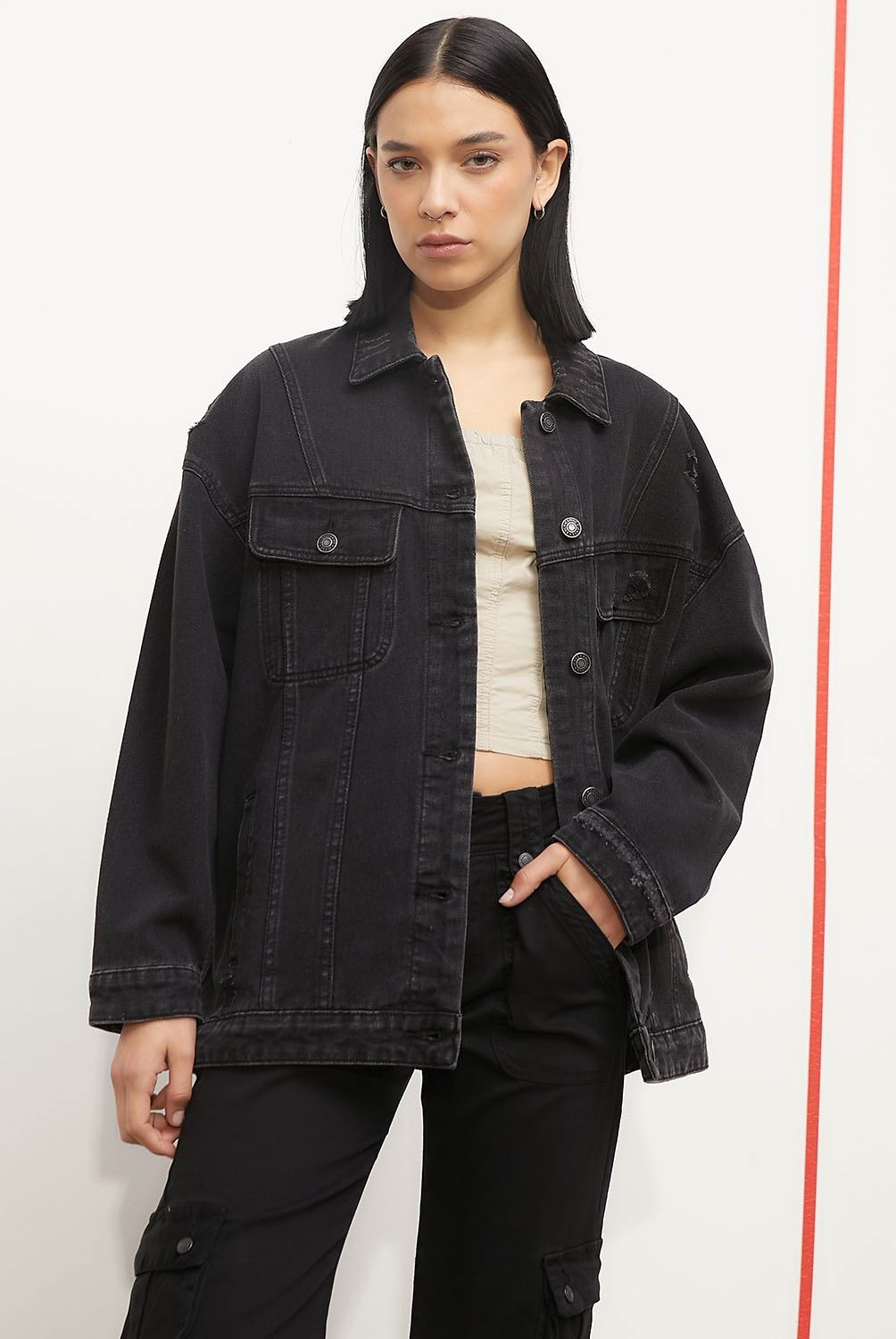 AMERICANINO - Chaqueta De Jeans Mujer Americanino