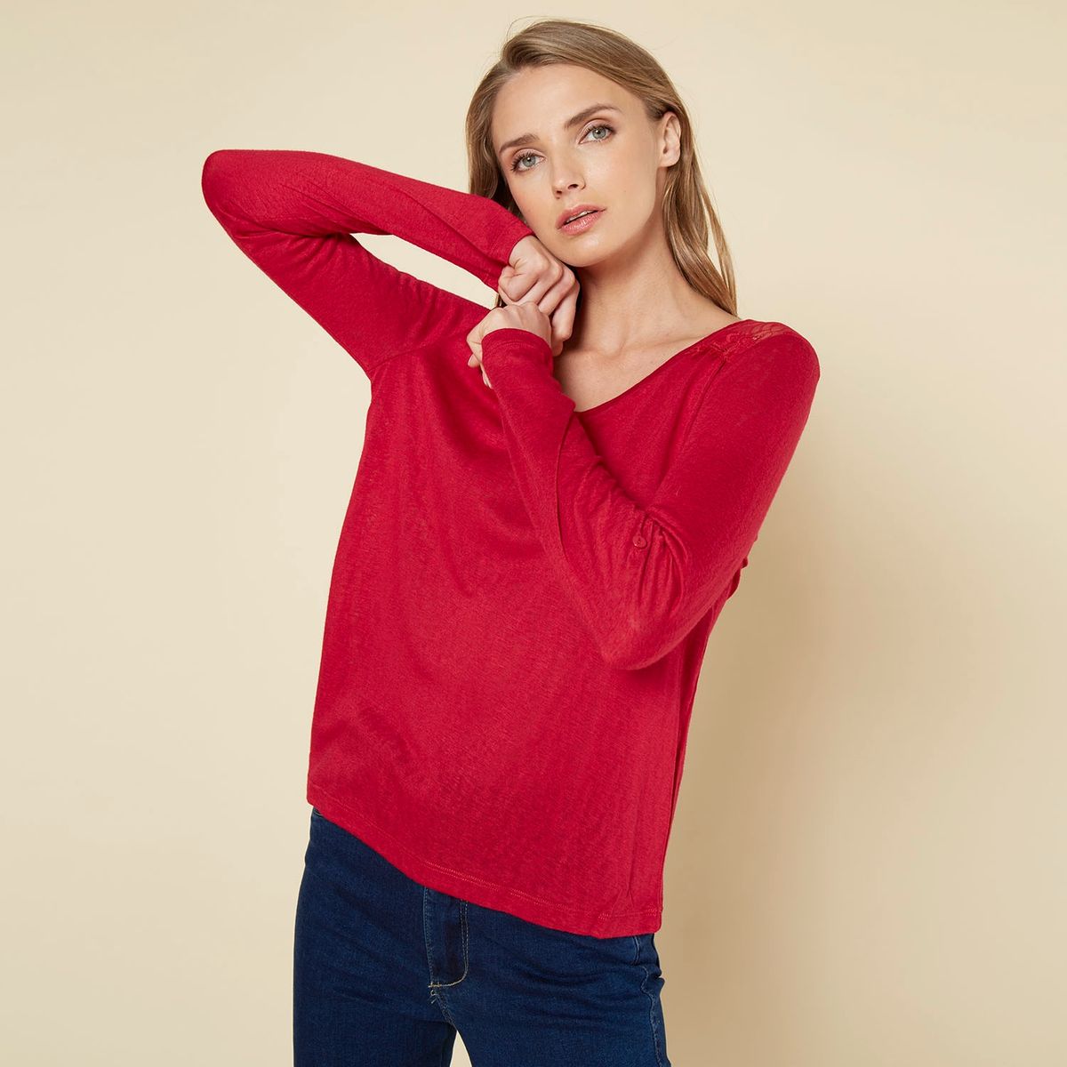 ELLE - Elle Polera Manga Larga Mujer