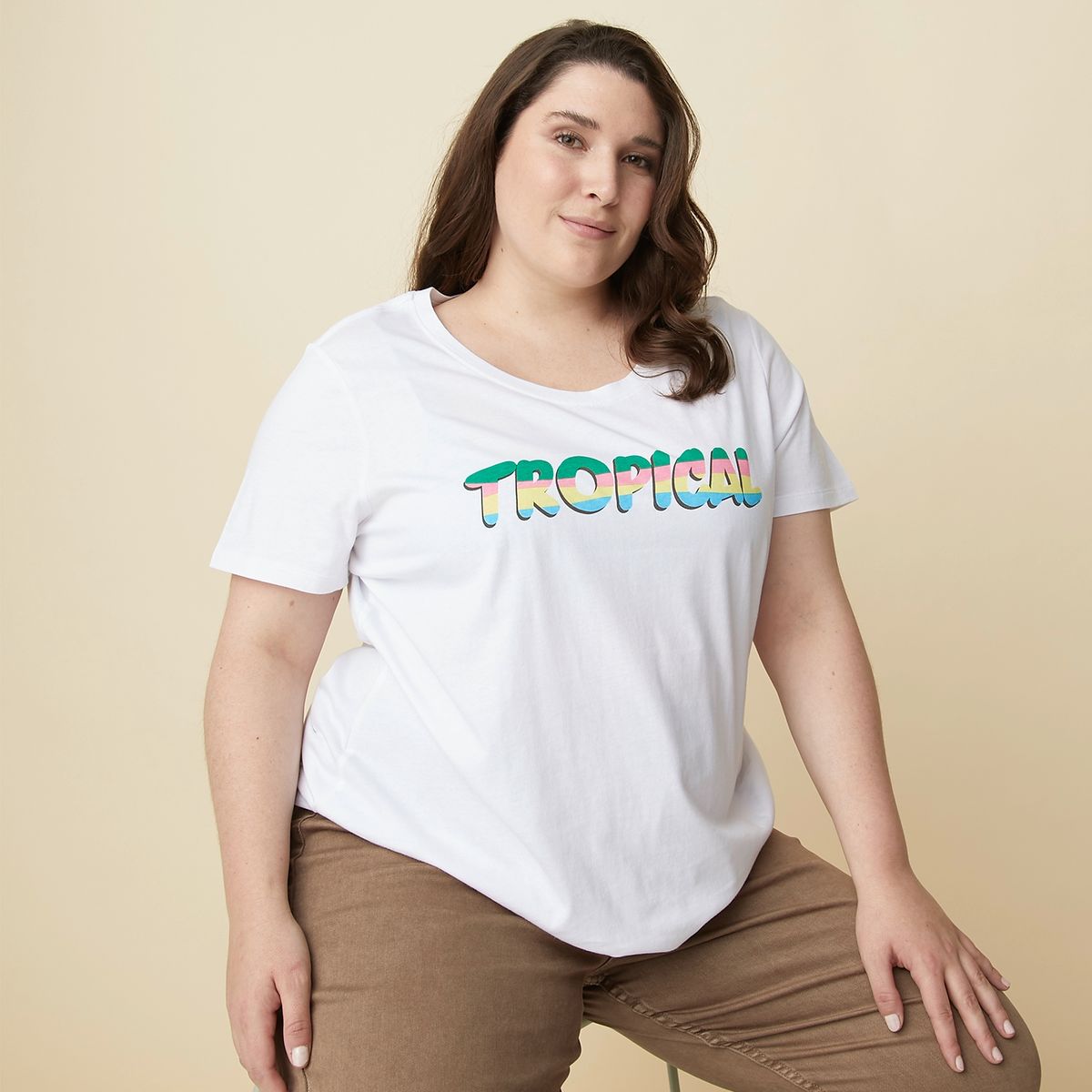 UNIVERSITY CLUB - Polera Manga Corta Algodón Mujer University Club