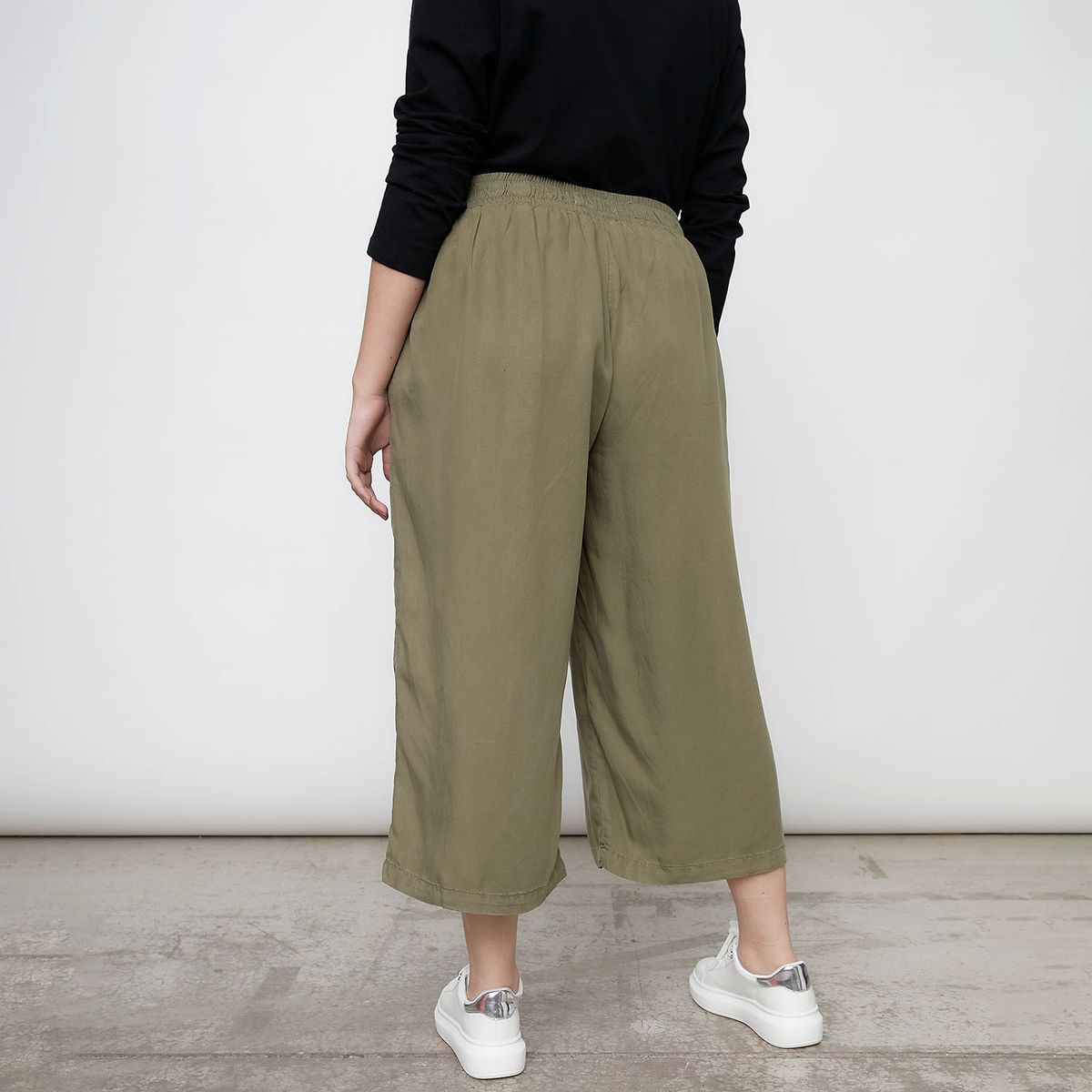 UNIVERSITY CLUB - Pantalón Palazzo Tiro Alto Mujer University Club