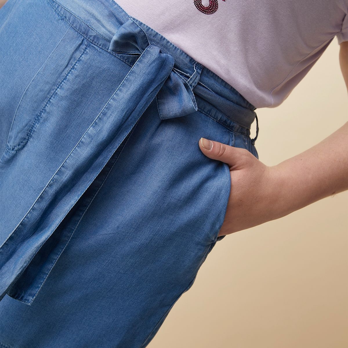 UNIVERSITY CLUB - Short Tencel Mujer University Club