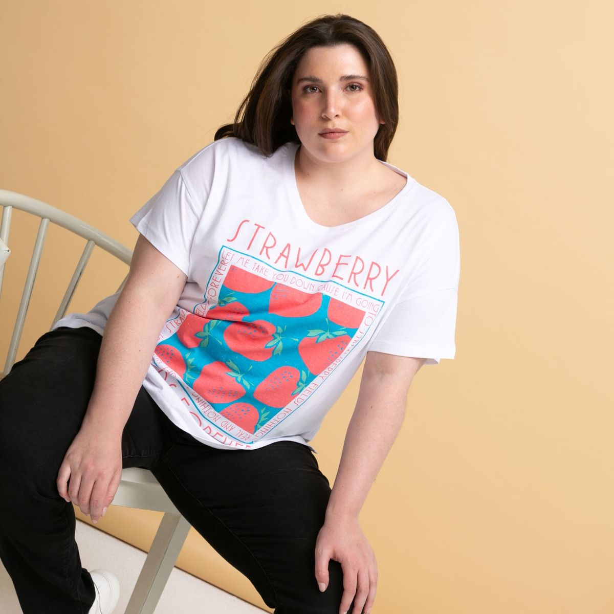 UNIVERSITY CLUB - Polera Manga Corta Algodón Mujer University Club