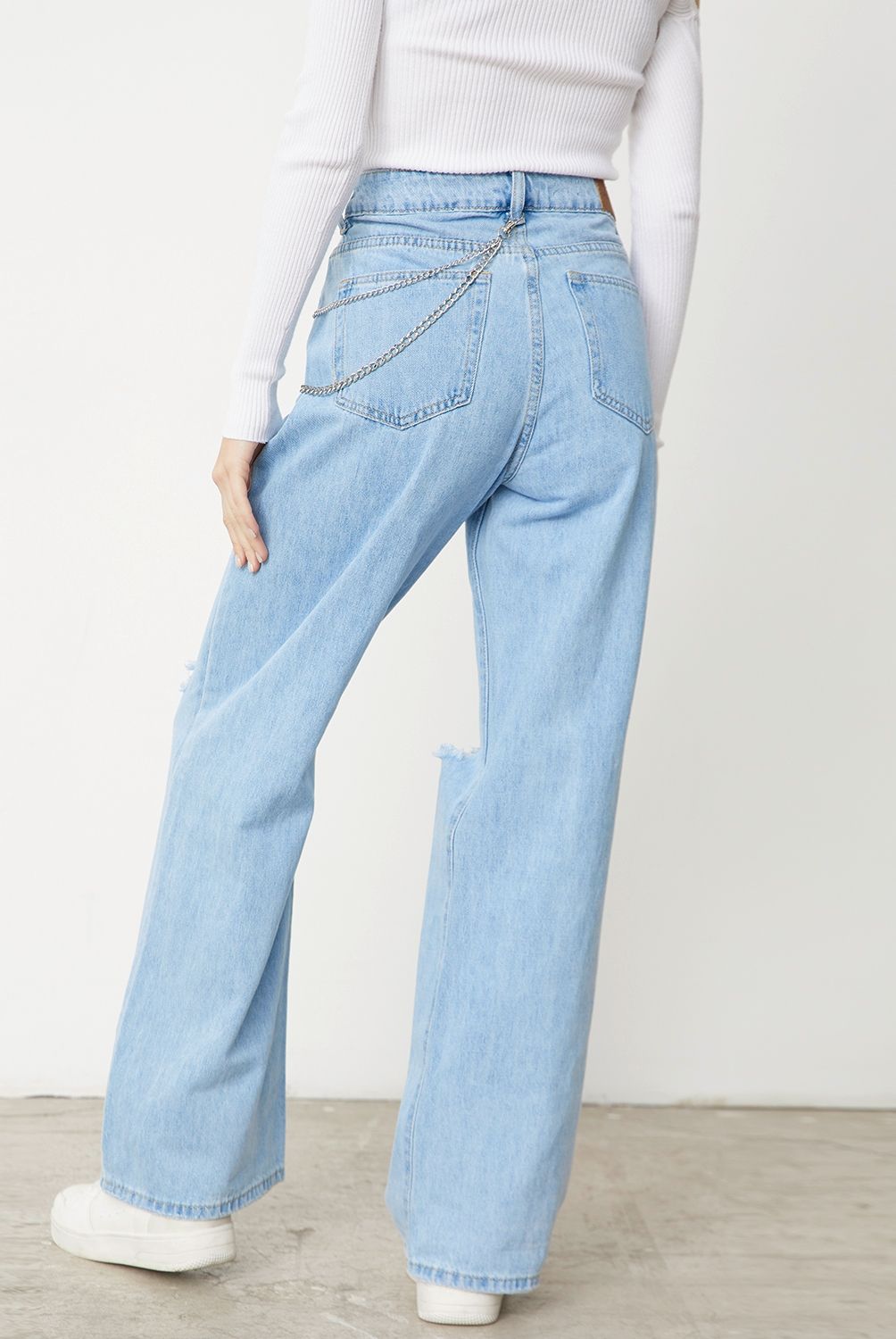 SYBILLA - Sybilla Jeans Wide Leg Tiro Alto Mujer