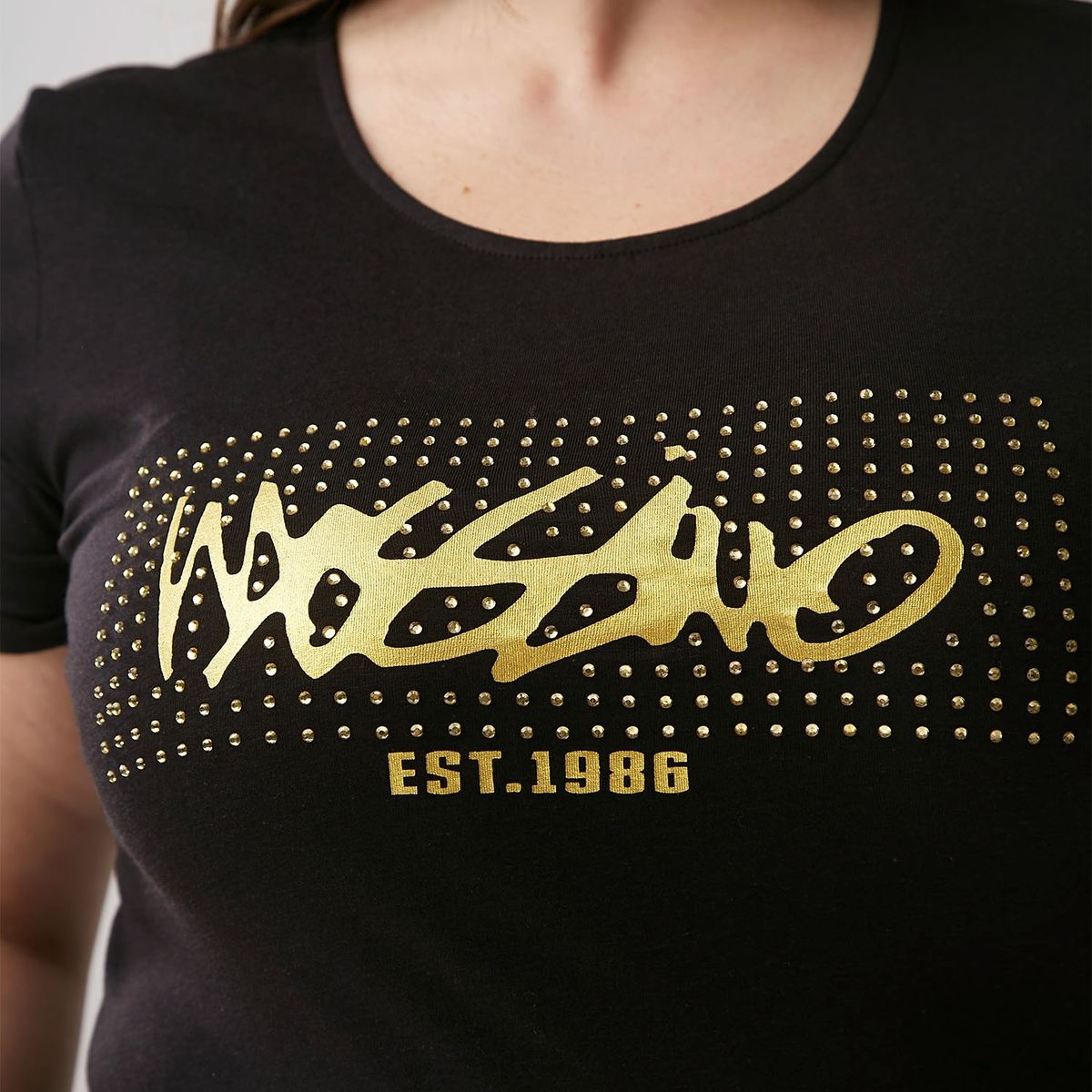 MOSSIMO - Mossimo Polera Manga Corta Algodón Mujer