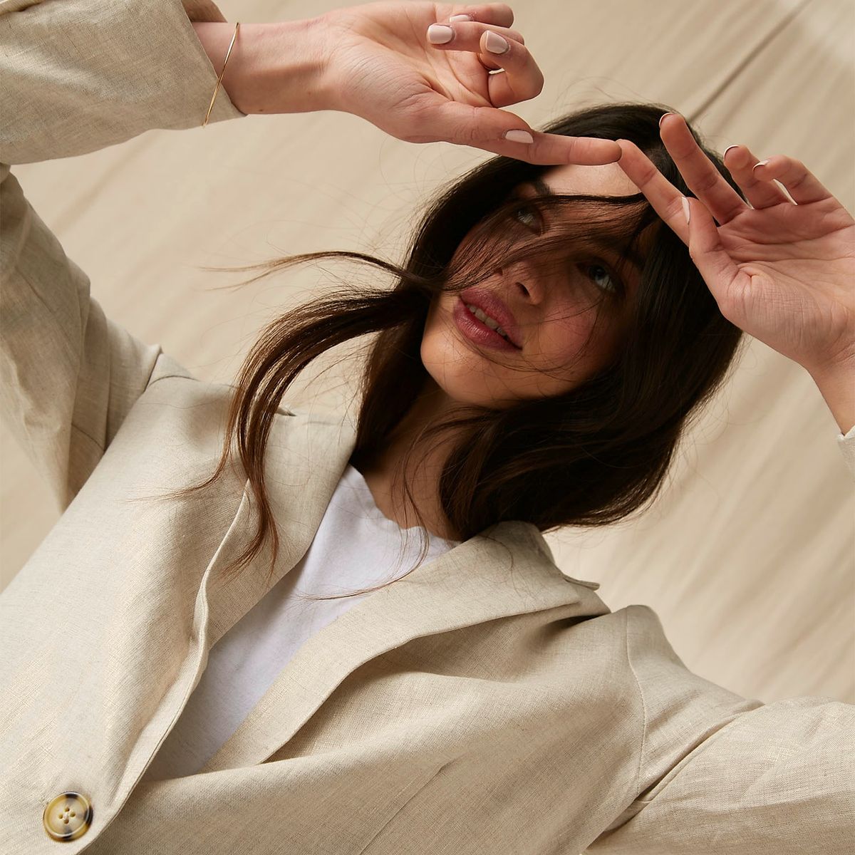 BASEMENT - Basement Blazer Lino Mujer