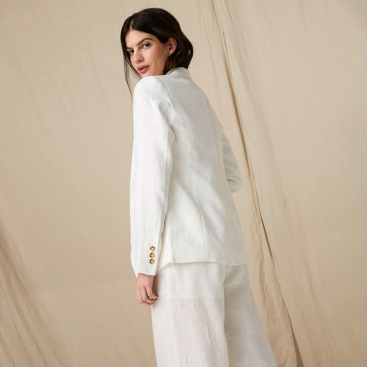 BASEMENT - Basement Blazer Lino Mujer