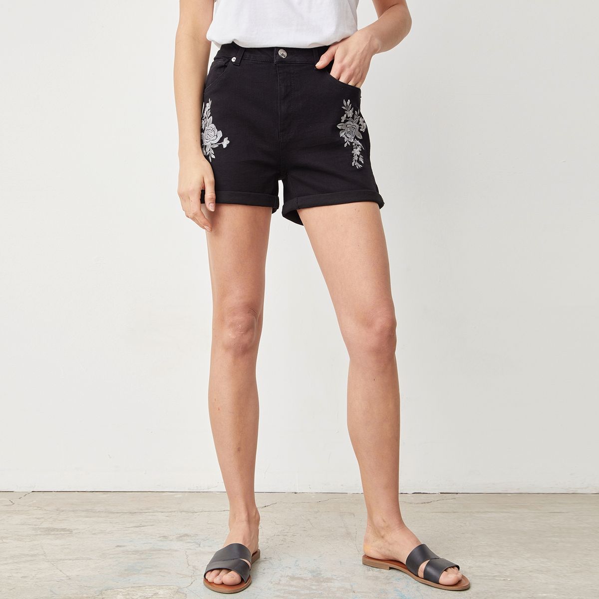 UNIVERSITY CLUB - Jeans Short Mujer University Club