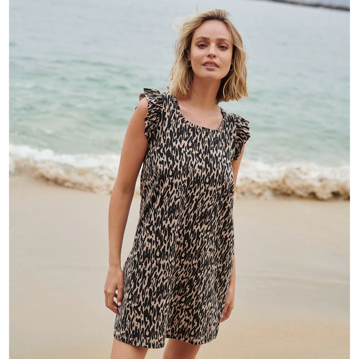 UNIVERSITY CLUB - University Club Vestido Corto Algodón Mujer