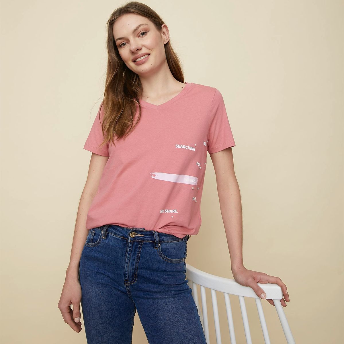 UNIVERSITY CLUB - University Club Polera Manga Corta Mujer