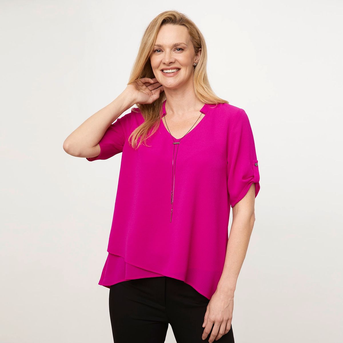 S COCCI - Stefano Cocci Blusa Manga Corta Mujer