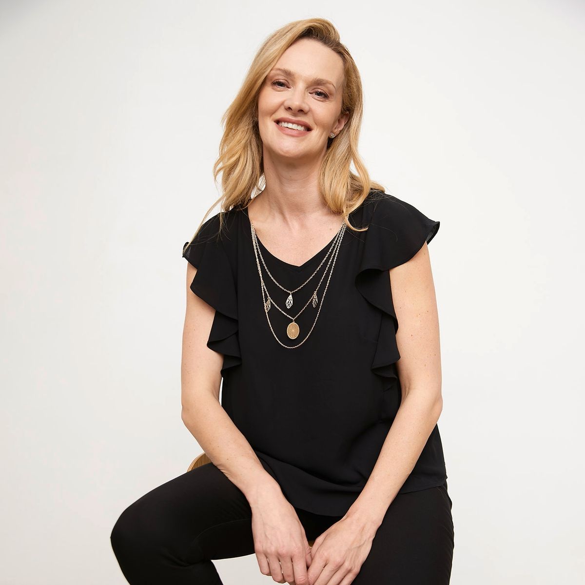 S COCCI - Stefano Cocci Blusa Manga Corta Mujer