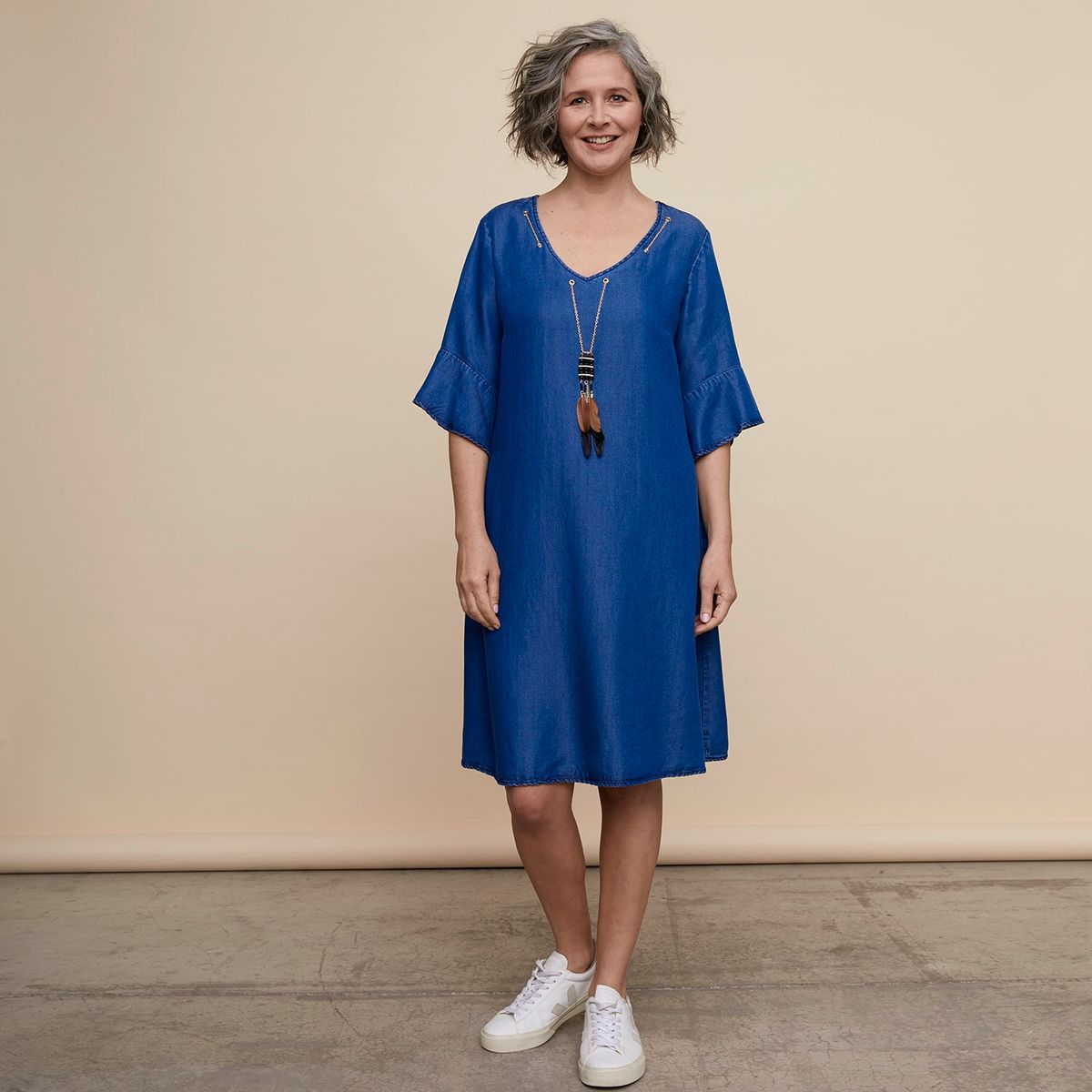 STEFANO COCCI - Stefano Cocci Vestido Corto tencel Mujer