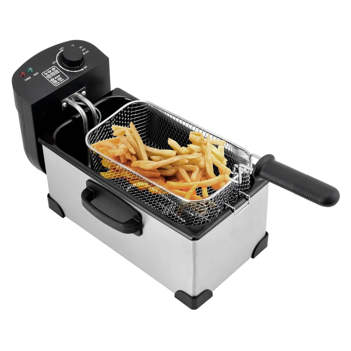 RECCO - Freidora Eléctrica Recco RFR-FRIGGERE 3 Litros Inoxidable