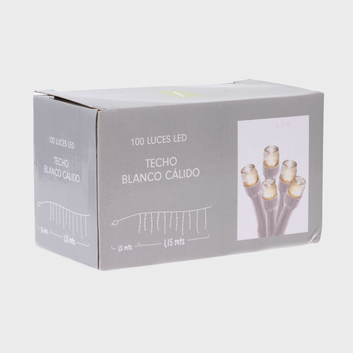 MICA - 100 Luces Navideñas Led Blanco Calido Mica