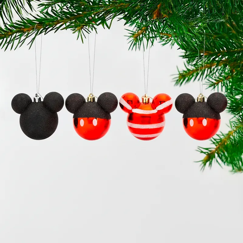 DISNEY - Adorno Navideño Colgante Plastico Mickey 9 Cm Disney