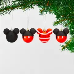 DISNEY - Adorno Navideño Colgante Plastico Mickey 9 Cm