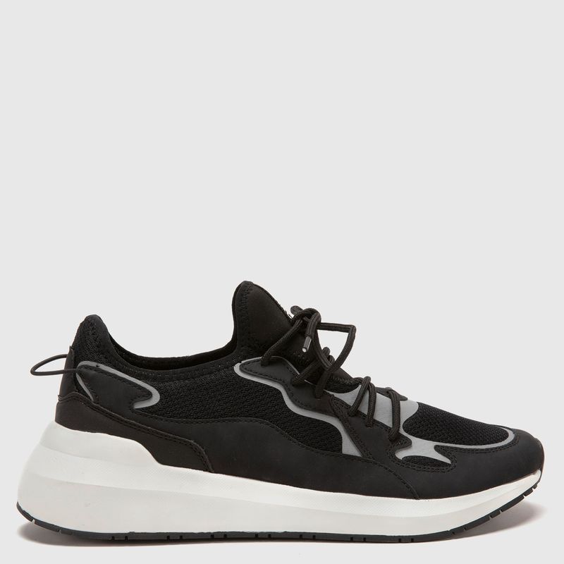 BEARCLIFF - Zapatilla Urbana Hombre Negro Bearcliff