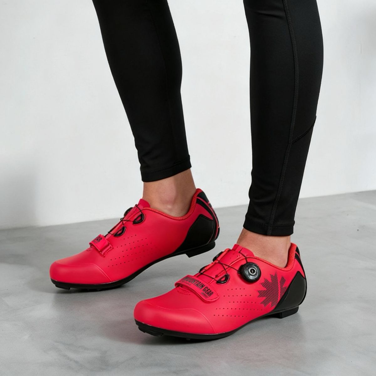 MOUNTAIN GEAR - Zapatillas Ciclismo Mountain Gear Biciroad RO Hombre Rojas