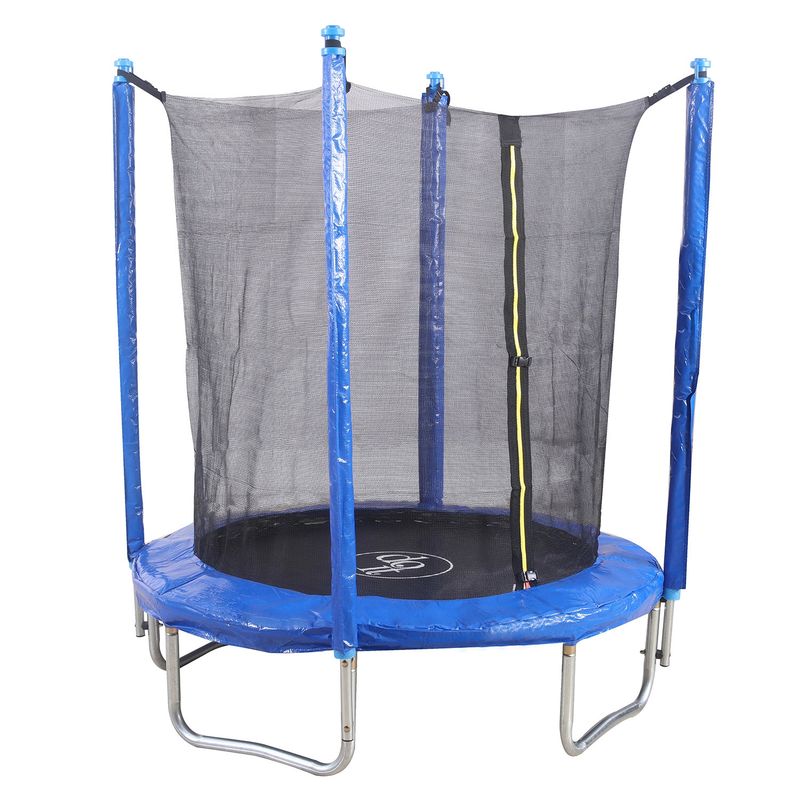 DO IT - Cama Elástica 1,83 Mts Azul + Malla De Protección Superior Do It