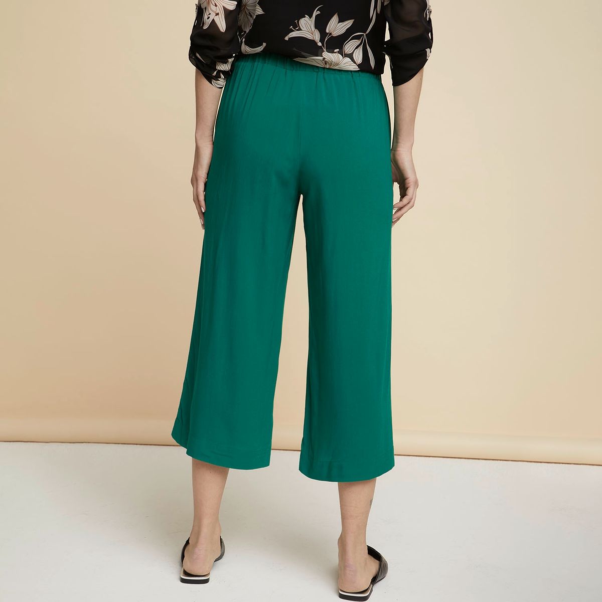 S COCCI - Pantalón Culotte Tiro Alto Mujer Stefano Cocci