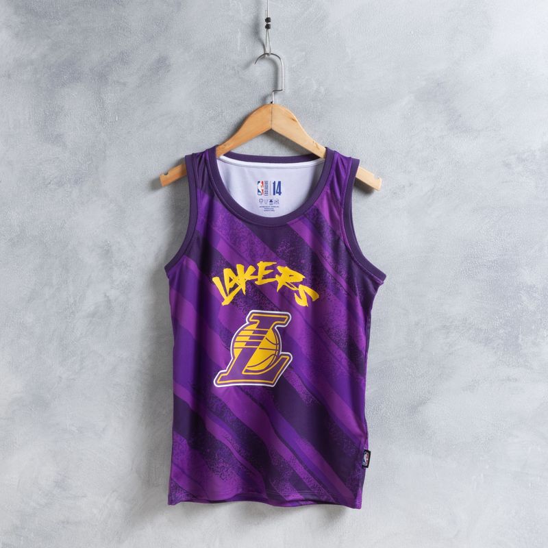 NBA - NBA Polera Lakers Manga Corta Niña
