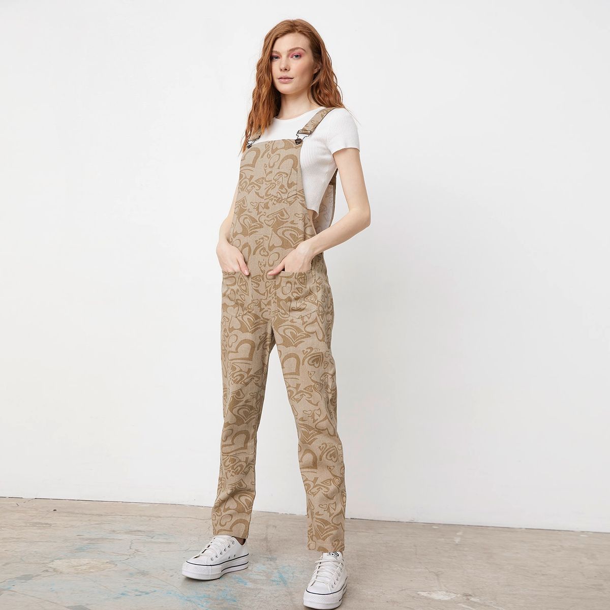 SYBILLA - Sybilla Jardinera Algodón Mujer