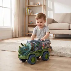 KIDS N PLAY - Camión Dinosaurio Con Dinosaurios