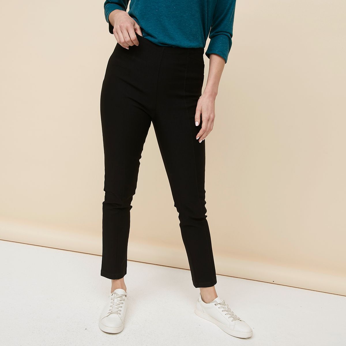 S COCCI - Pantalón Regular Tiro Alto Mujer S Cocci