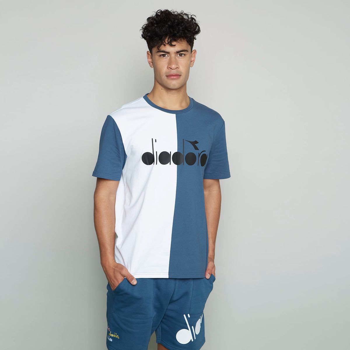 DIADORA - Polera Deportiva Manga Corta Hombre Diadora