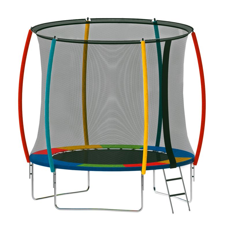 SCOOP - Cama Elástica 3.05 Mts Multicolor + Malla De Protección Superior Scoop