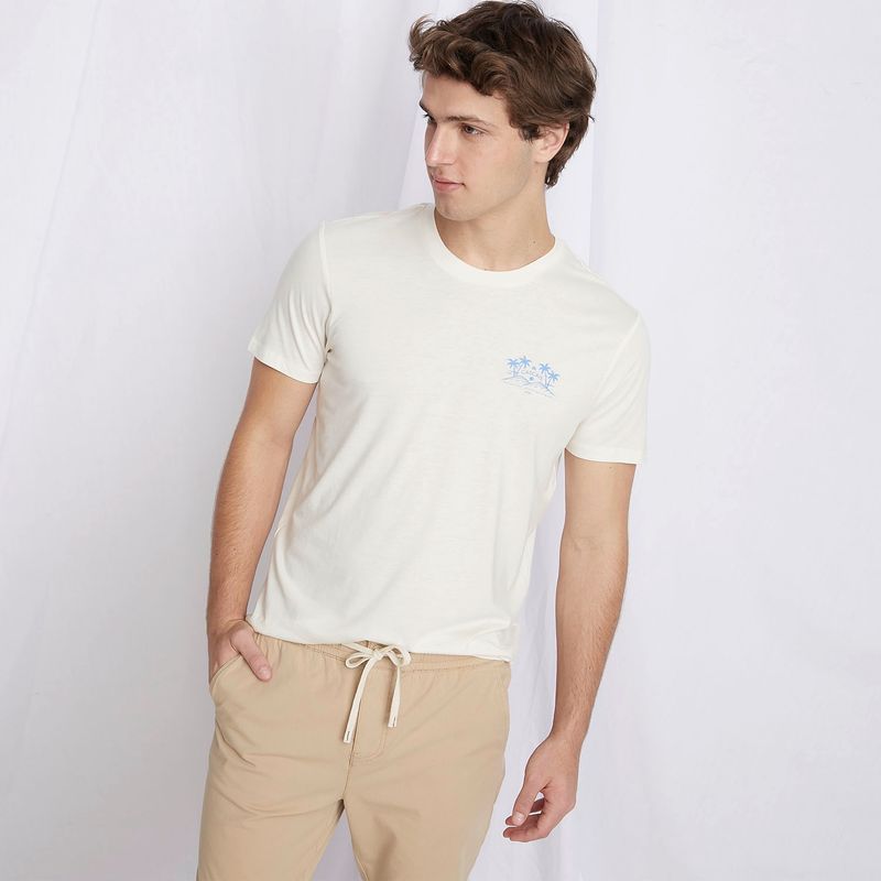 Polera Premium Bambú Manga Corta Basico Estampar Hombre | Cuotas Sin Interés