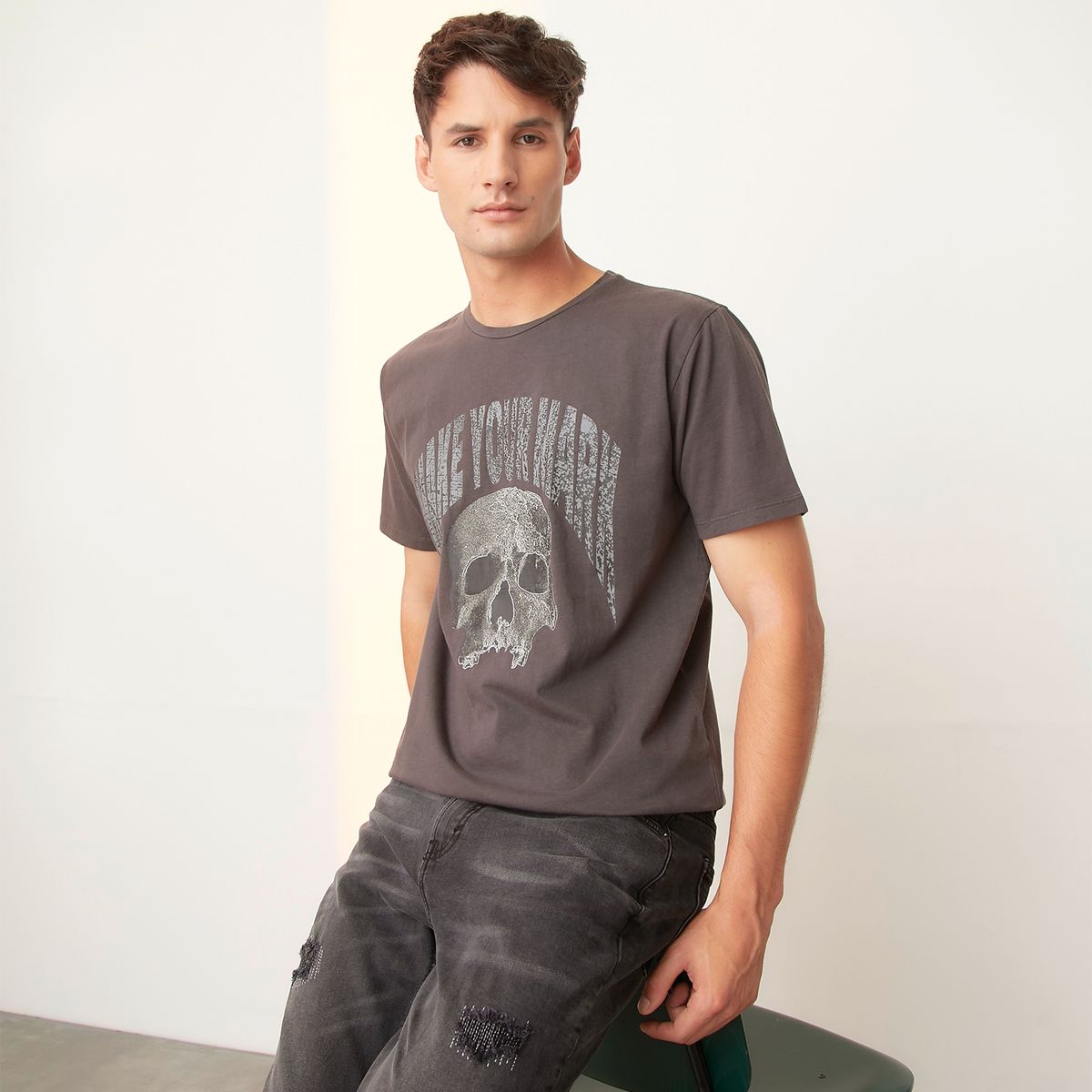 BASEMENT - Basement Polera Algodón Hombre