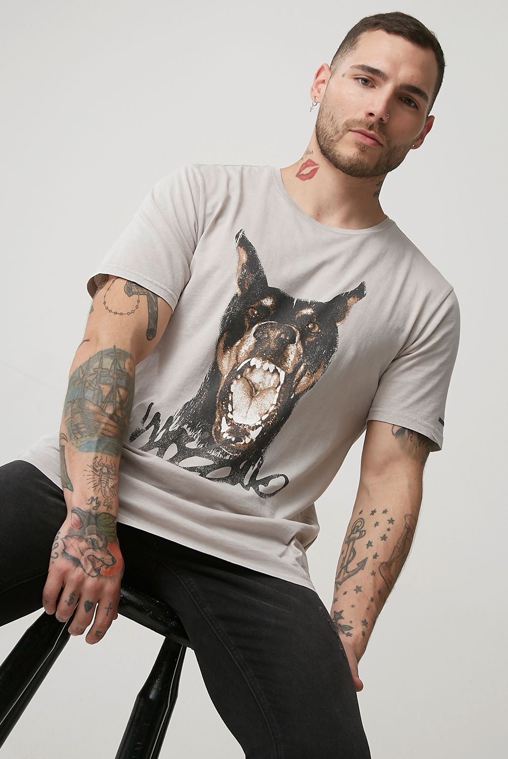 MOSSIMO - Polera Manga Corta Slim Fit Hombre Mossimo