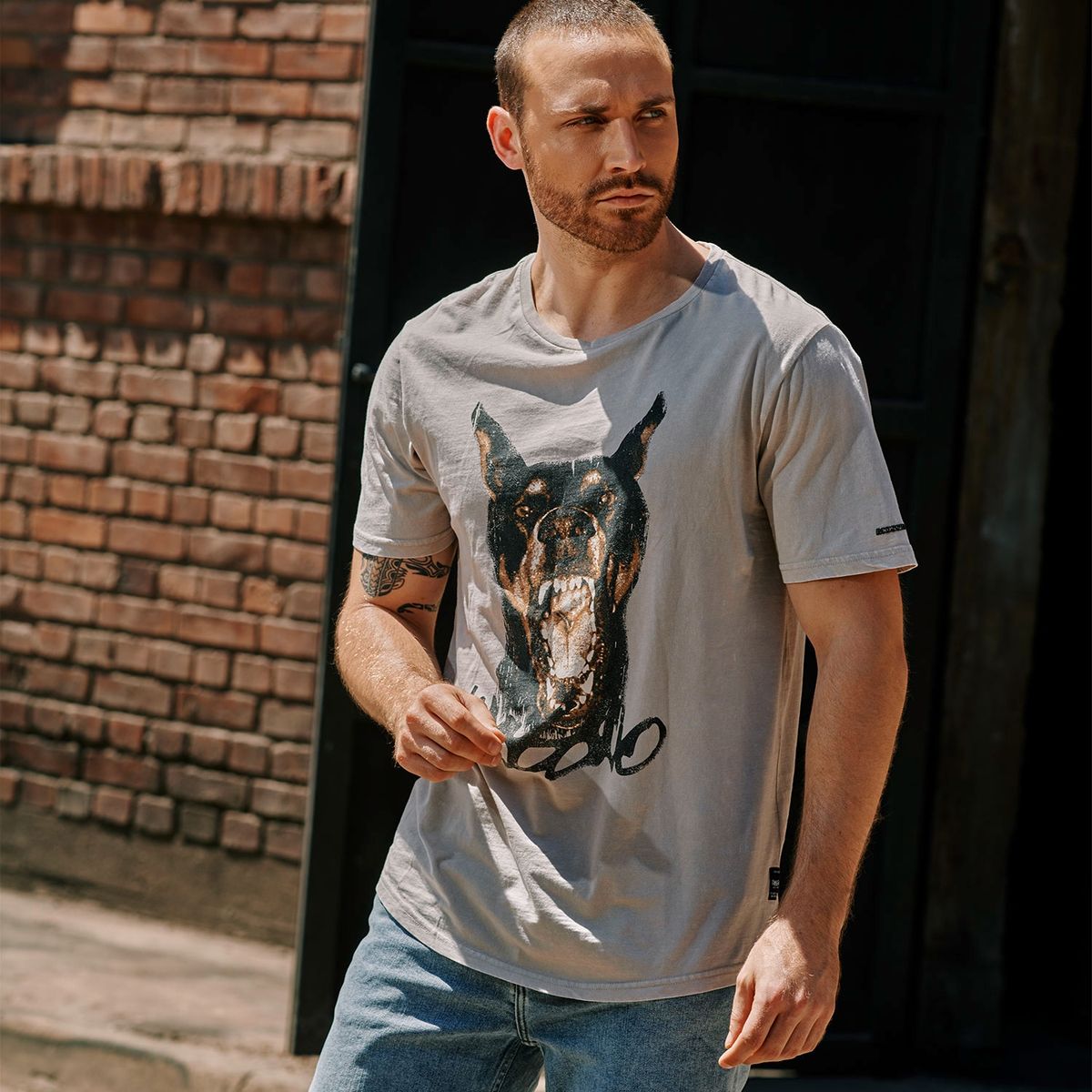 MOSSIMO - Polera Manga Corta Slim Fit Hombre Mossimo