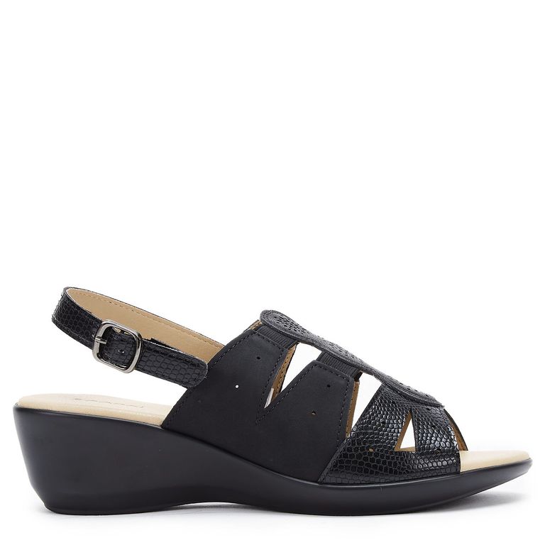 SOUTHLAND Sandalia Mujer Negro