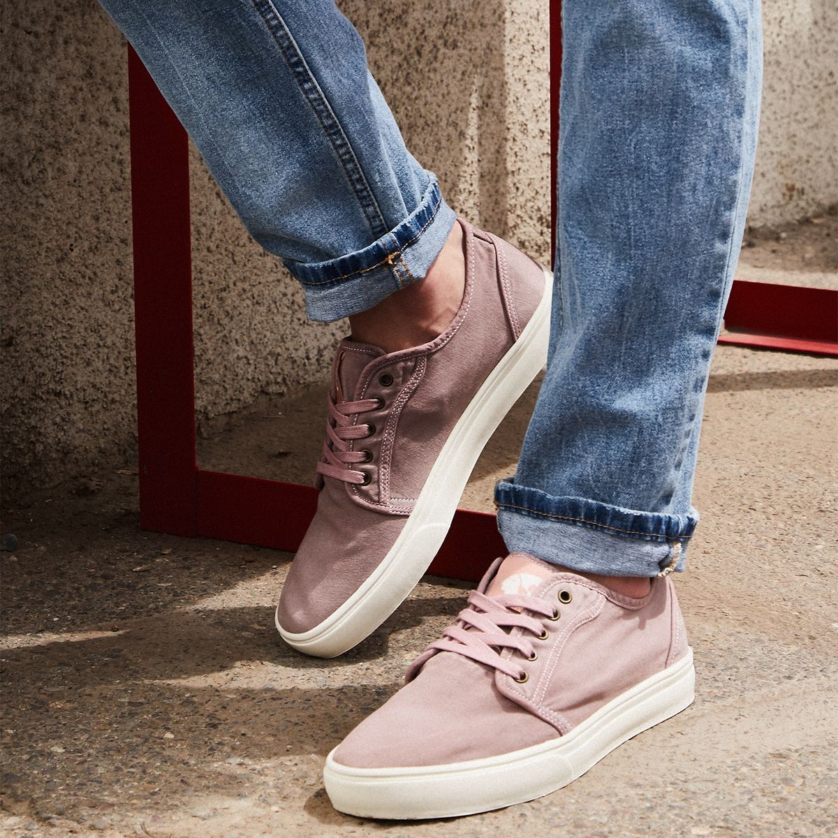 AMERICANINO - Antural Zapatilla Urbana Hombre Rosado Americanino