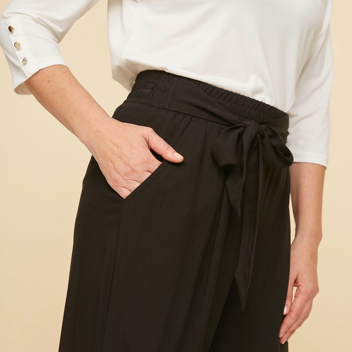 S COCCI - Stefano Cocci Pantalon Jogger Tiro Alto Mujer