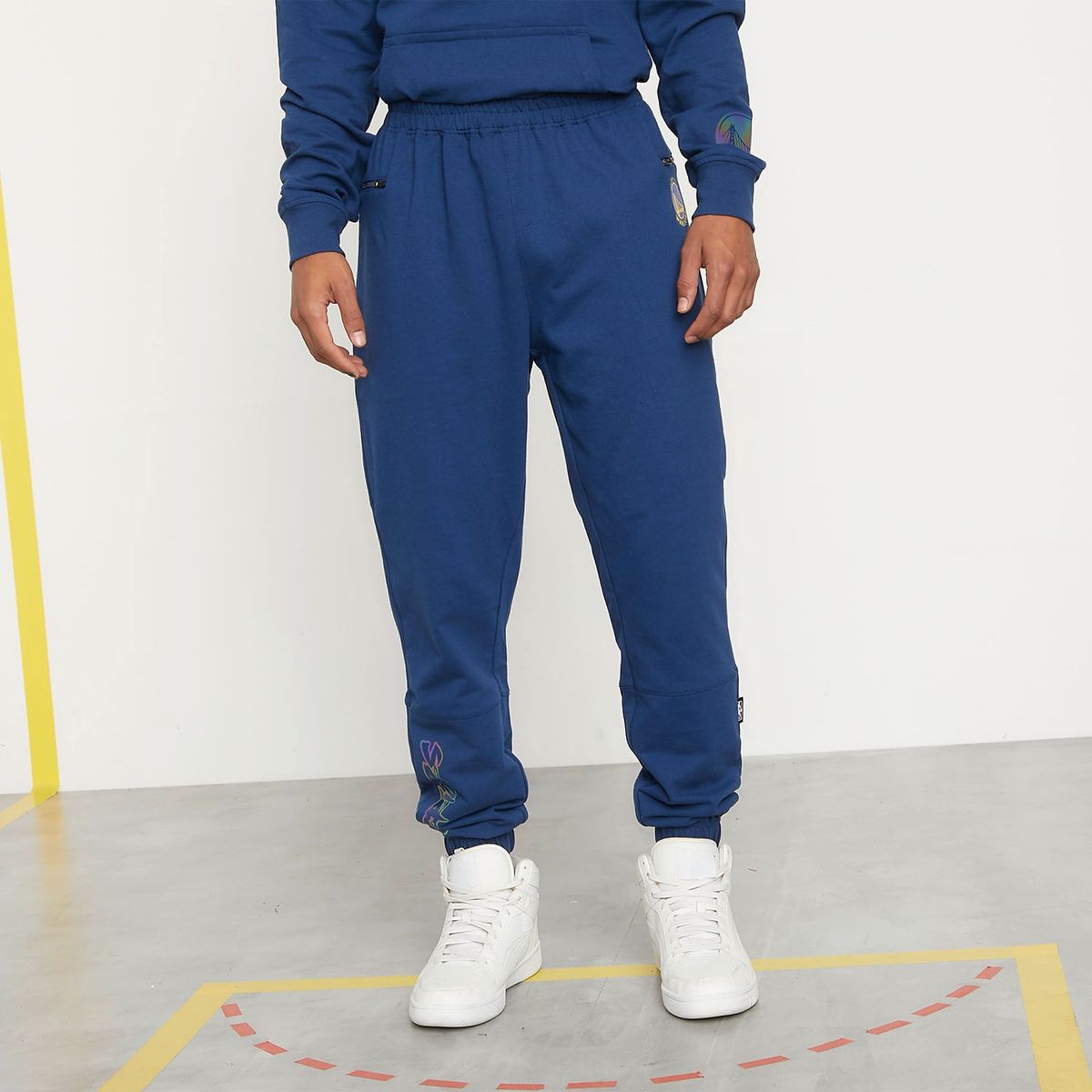 NBA - Pantalón De Buzo Regular Fit Algodón Hombre Nba