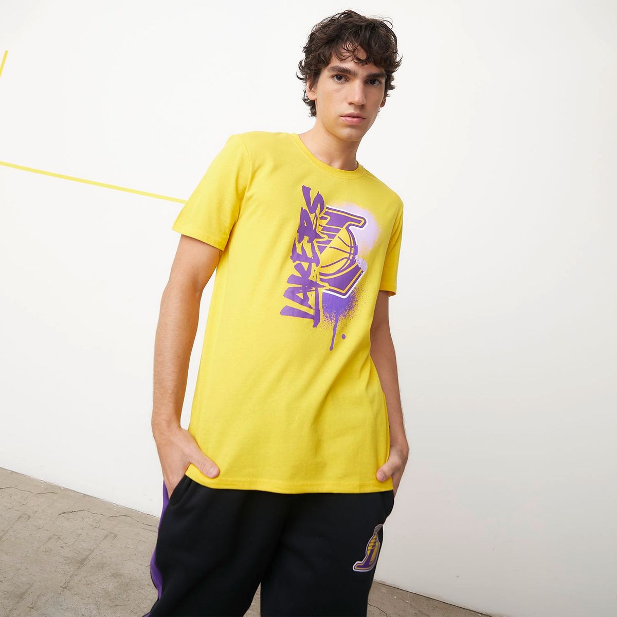 NBA - Polera Manga Corta Algodón Regular Fit Hombre Nba