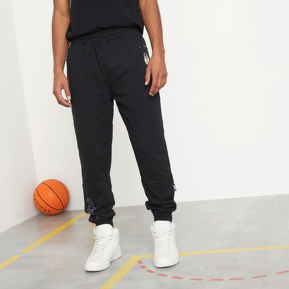 NBA - Pantalón De Buzo Regular Fit Algodón Hombre Nba