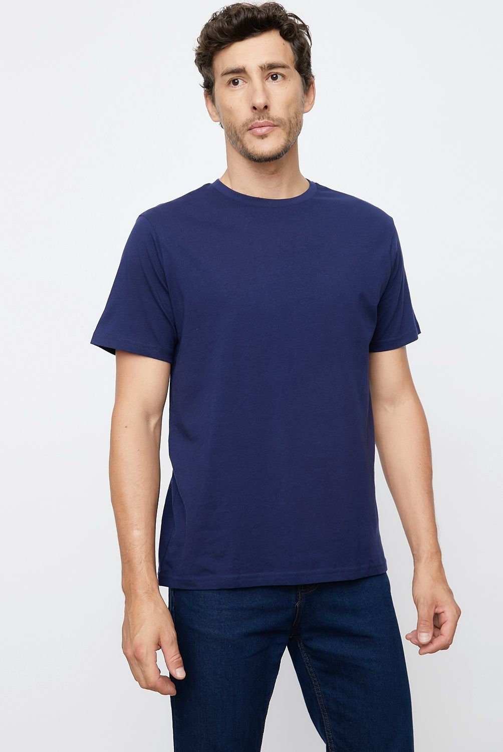 NEWPORT - Newport Pack de 3 Poleras Lisas Cuello Redondo 100% Algodón Hombre