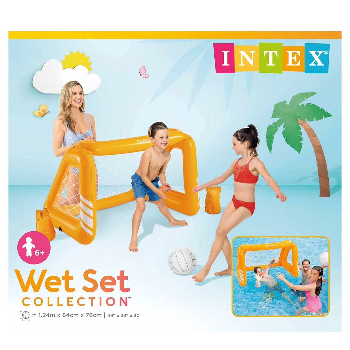 INTEX - Porteria Inflable Intex